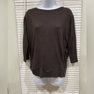 LOFT Women’s Stylish Long Sleeve Brown Top